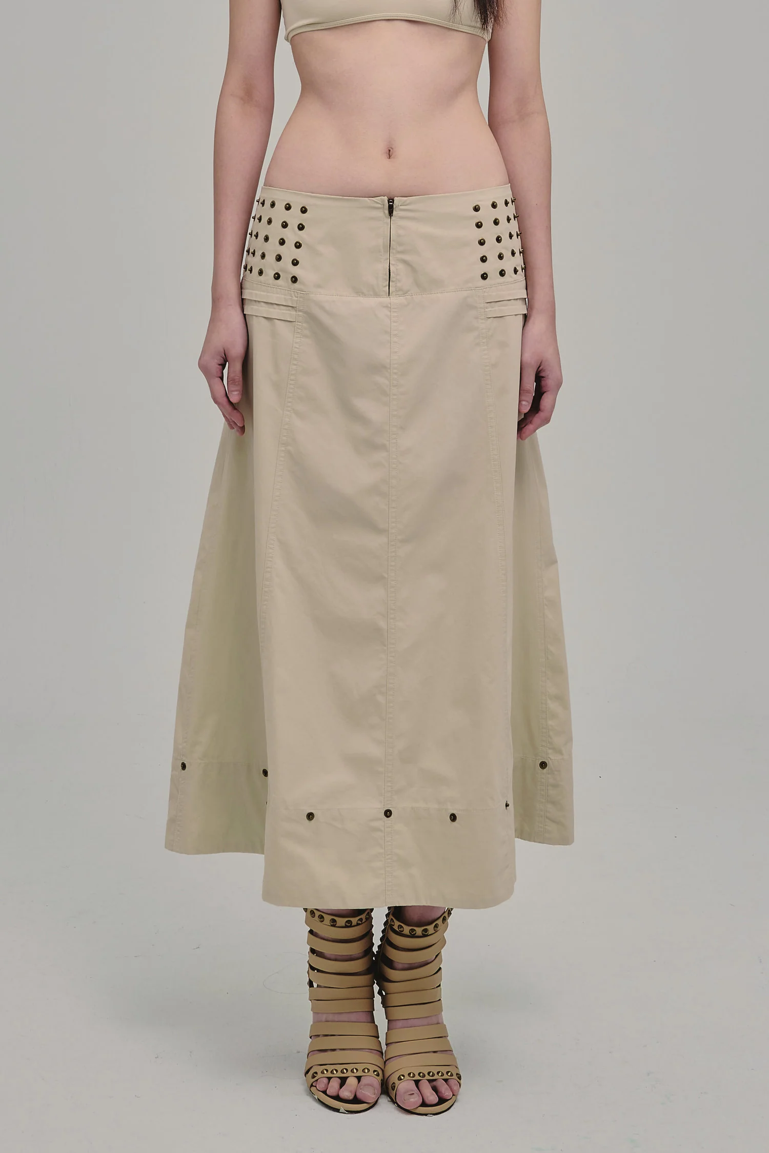 AMMO MAXI SKIRT BEIGE