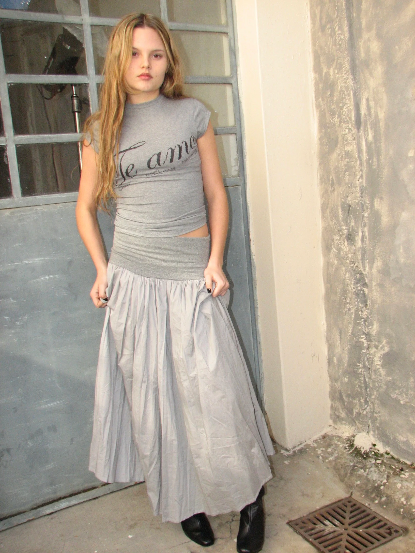 BABY TEE TE AMO - GREY - Image 6