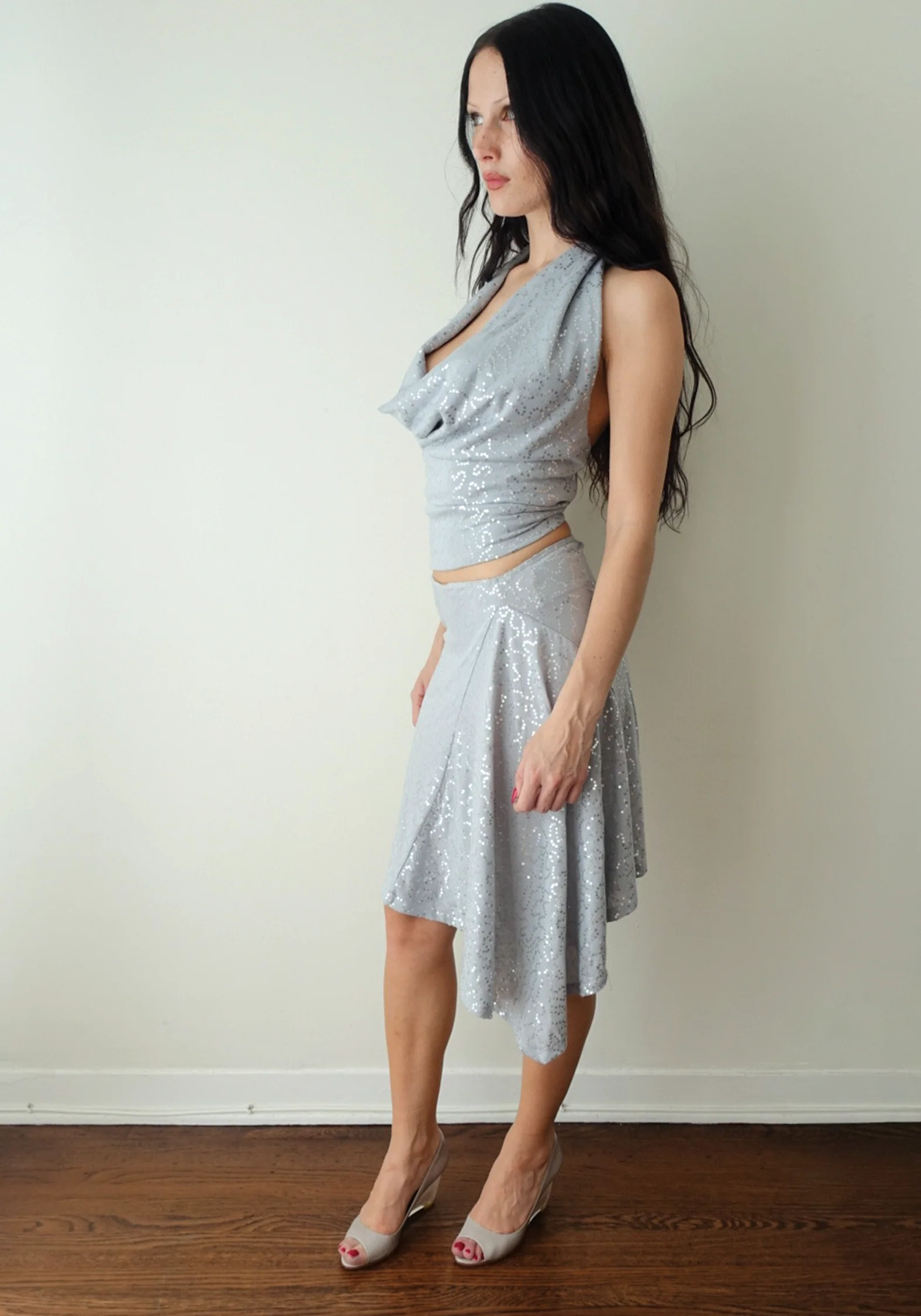 Demeter Midi Skirt in Moonlight - Image 3