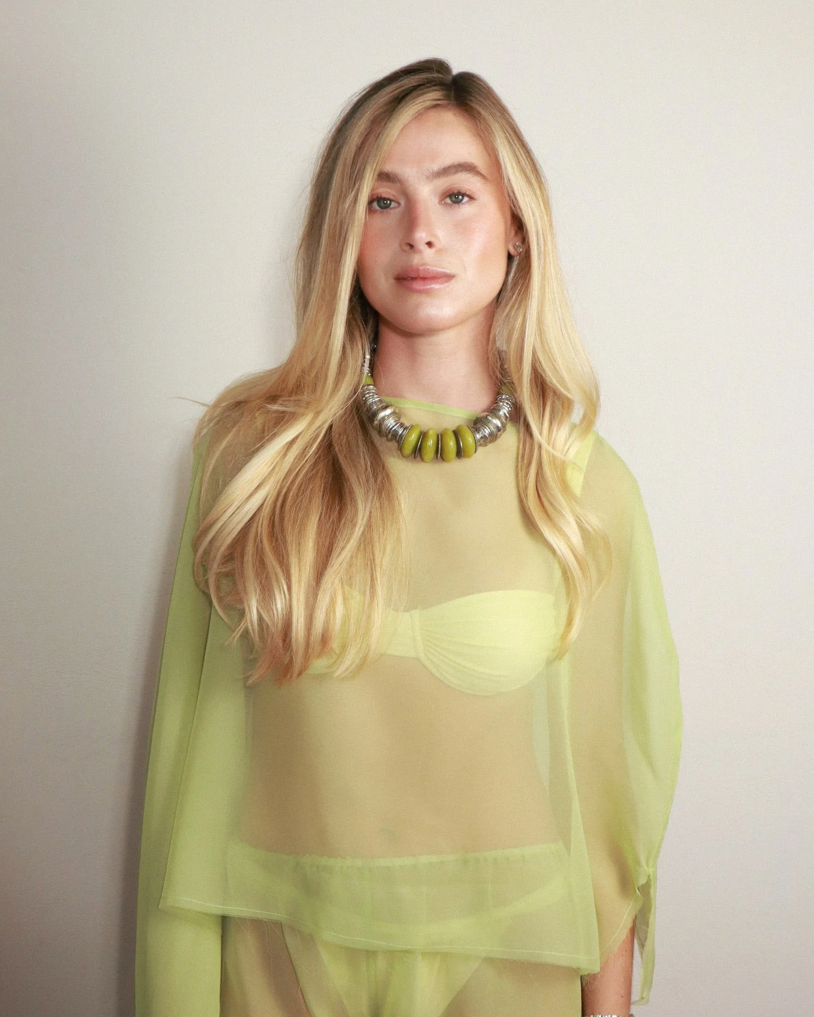 Hadley Poncho in Kiwi - Image 5