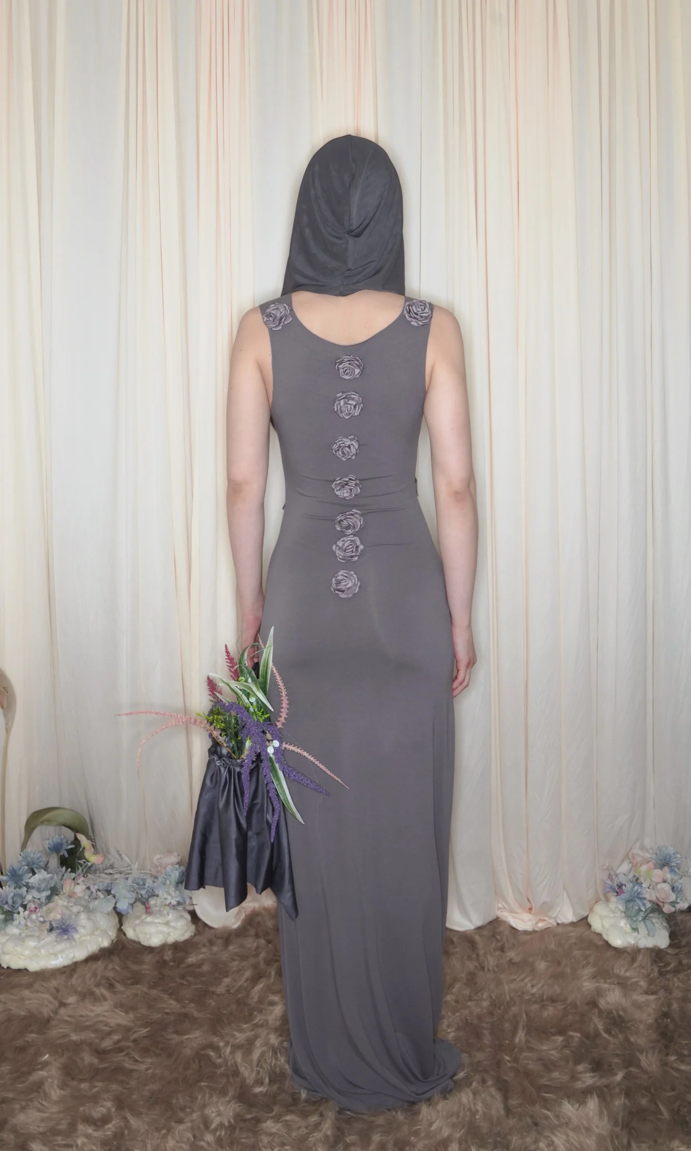 HECATE FLORAL SPINE DRESS - Image 3