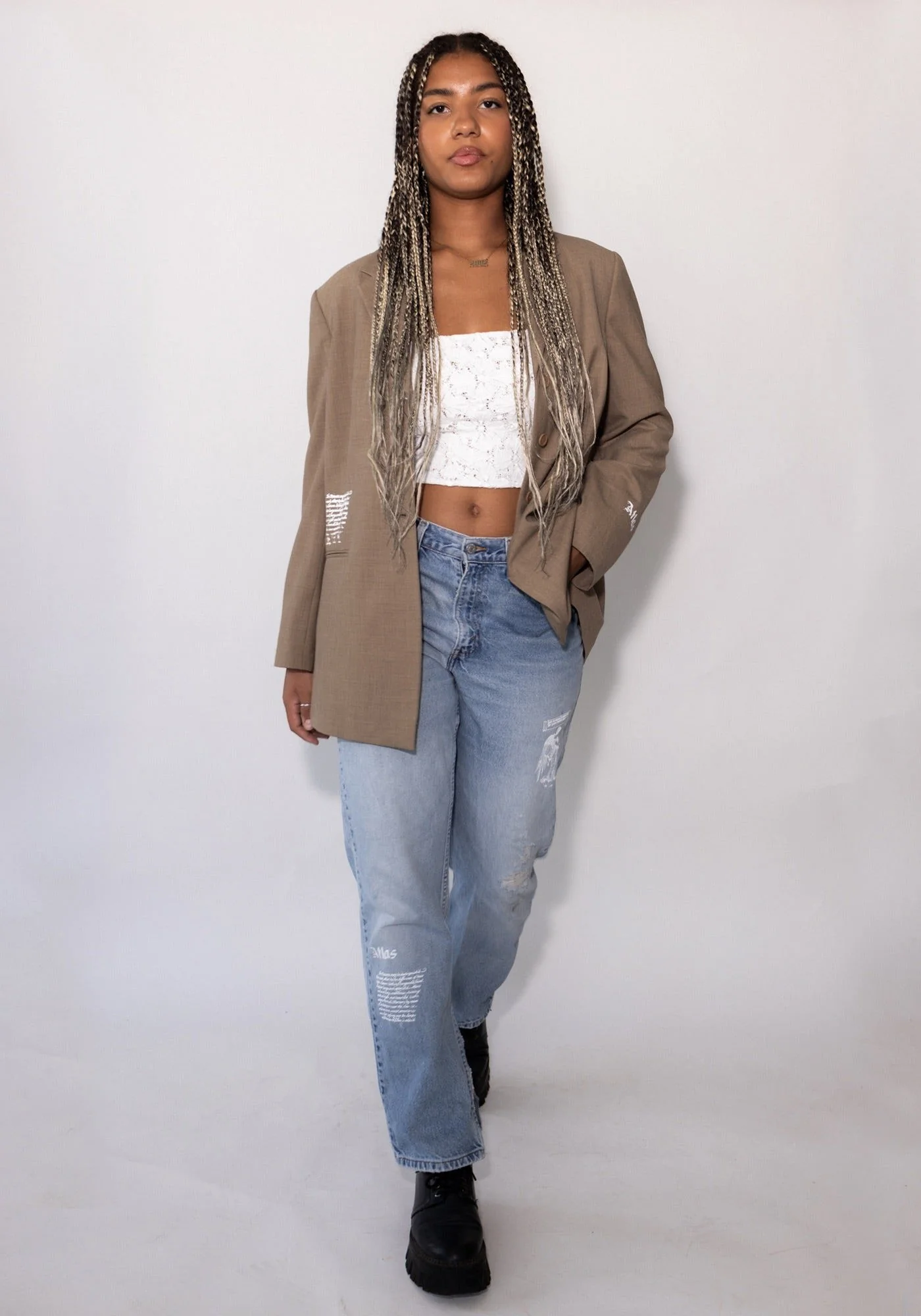 Lincoln Tan Blazer - Image 2