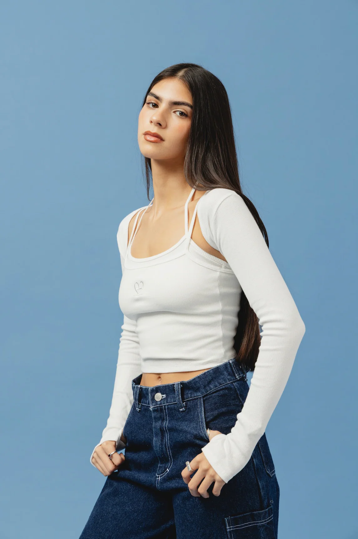 The Mary Kate & Ashley White Combo + sleeves - Image 3