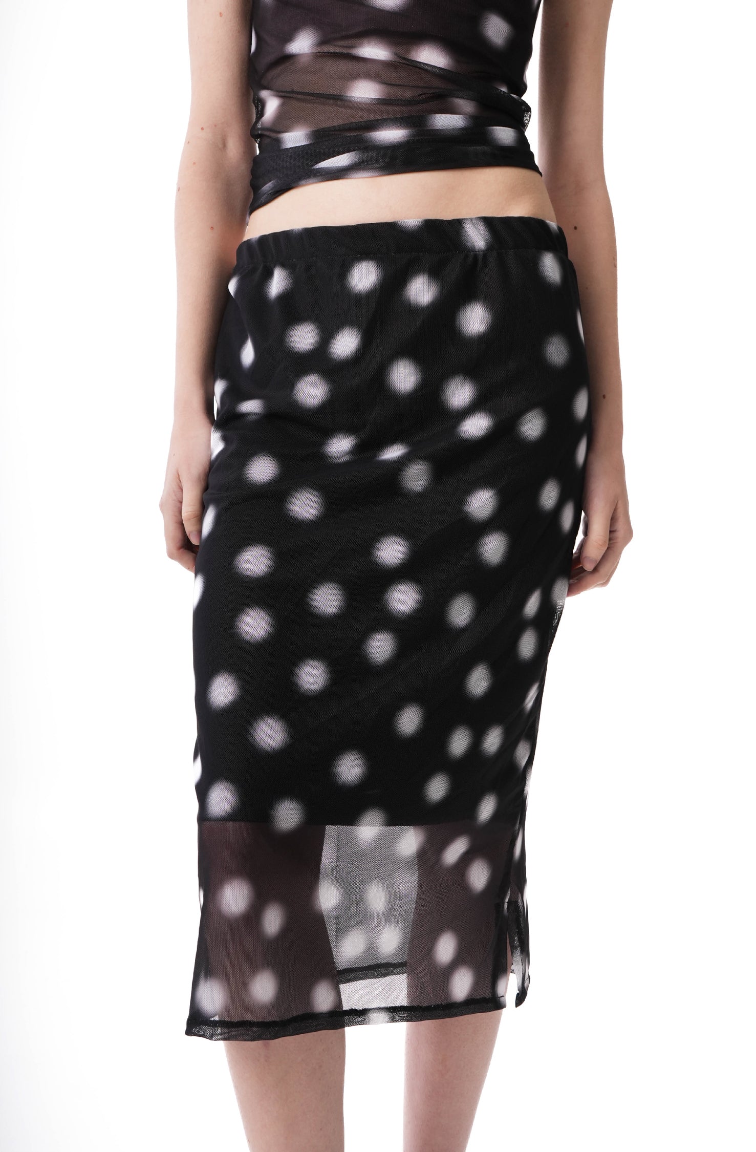 DOTS MIDI SKIRT - Image 3