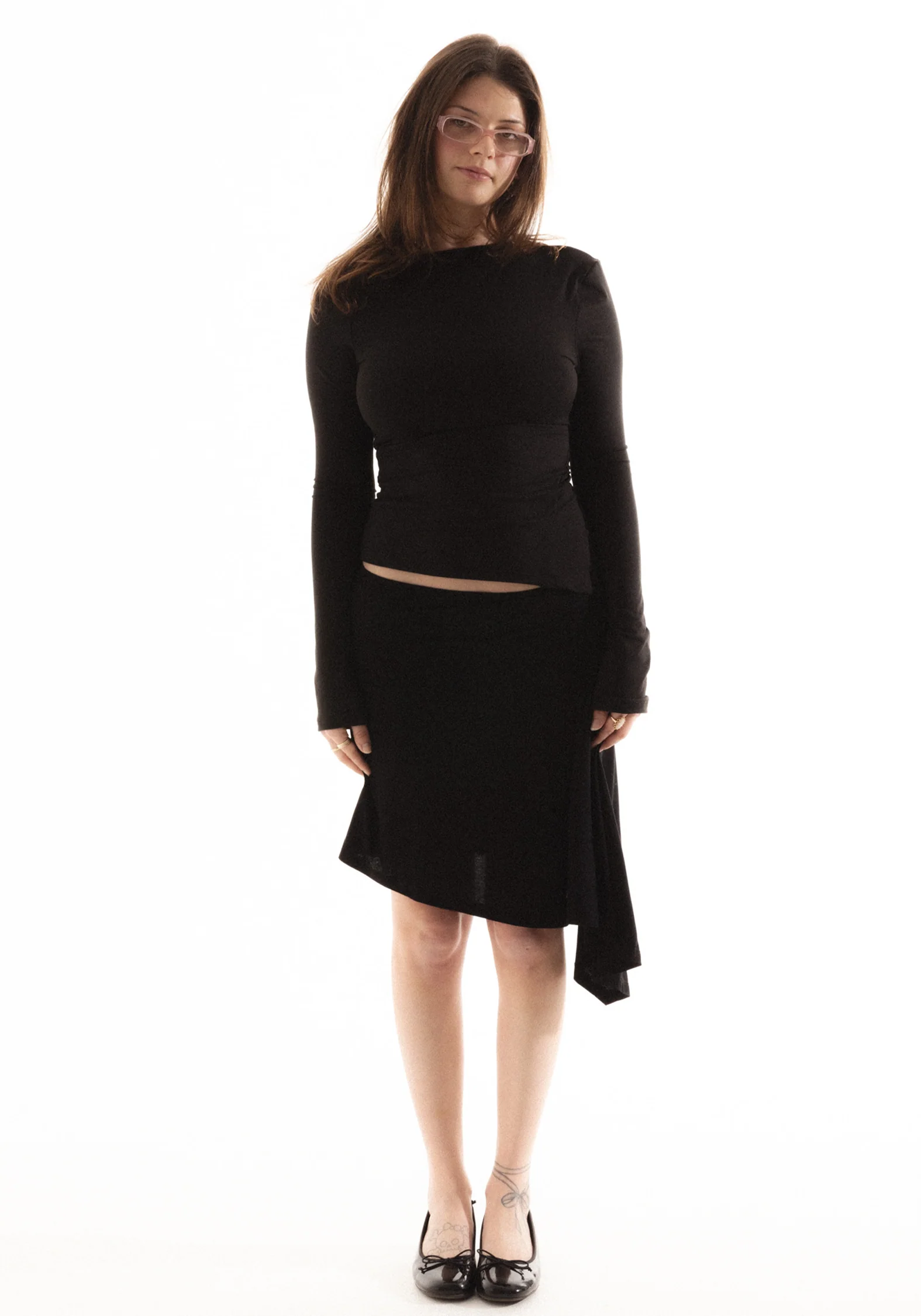 Demeter Long Sleeve Top in Midnight - Image 10