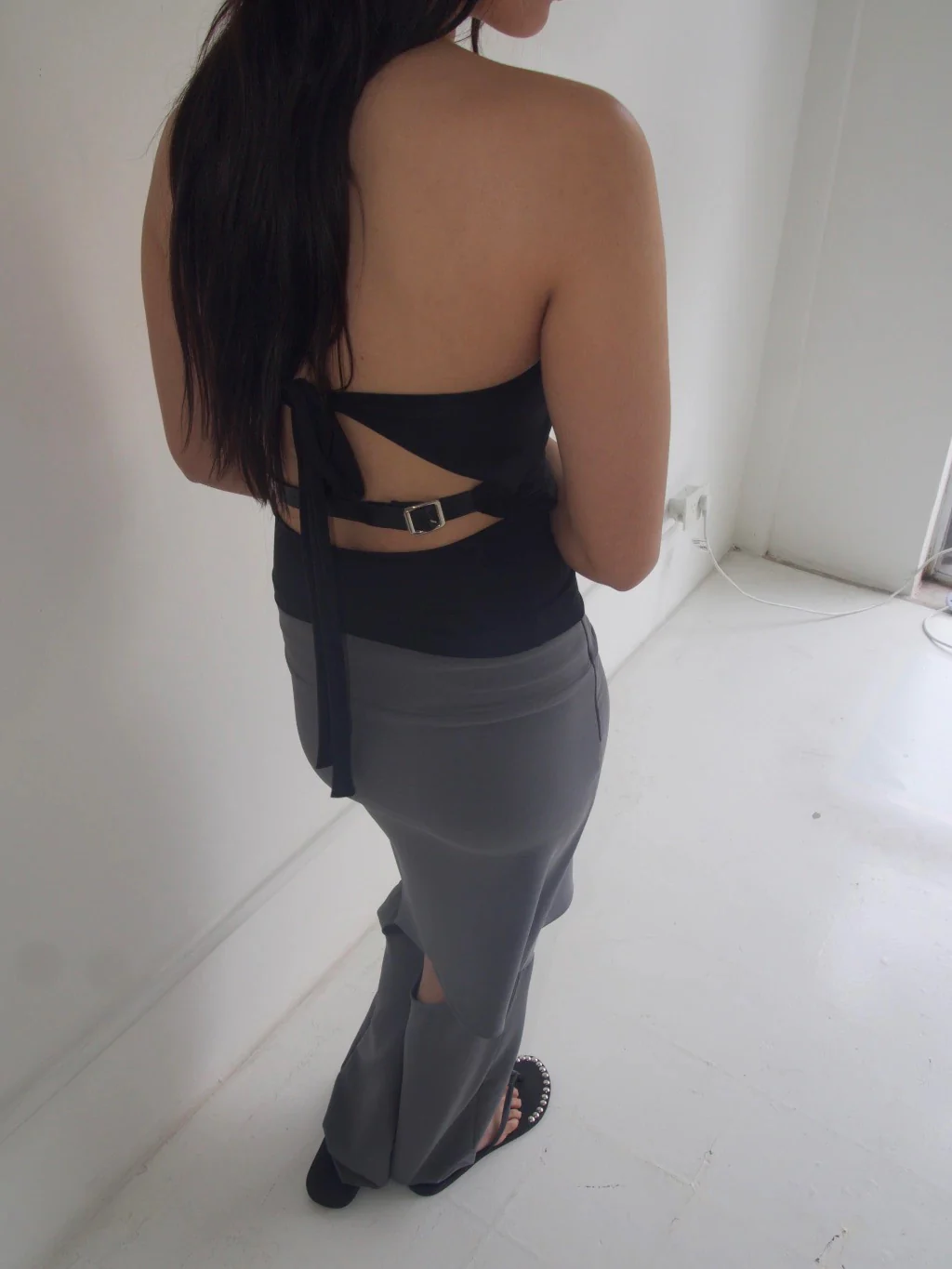 MULTIPLE USES TOP WITH LEATHER BELT - Image 12