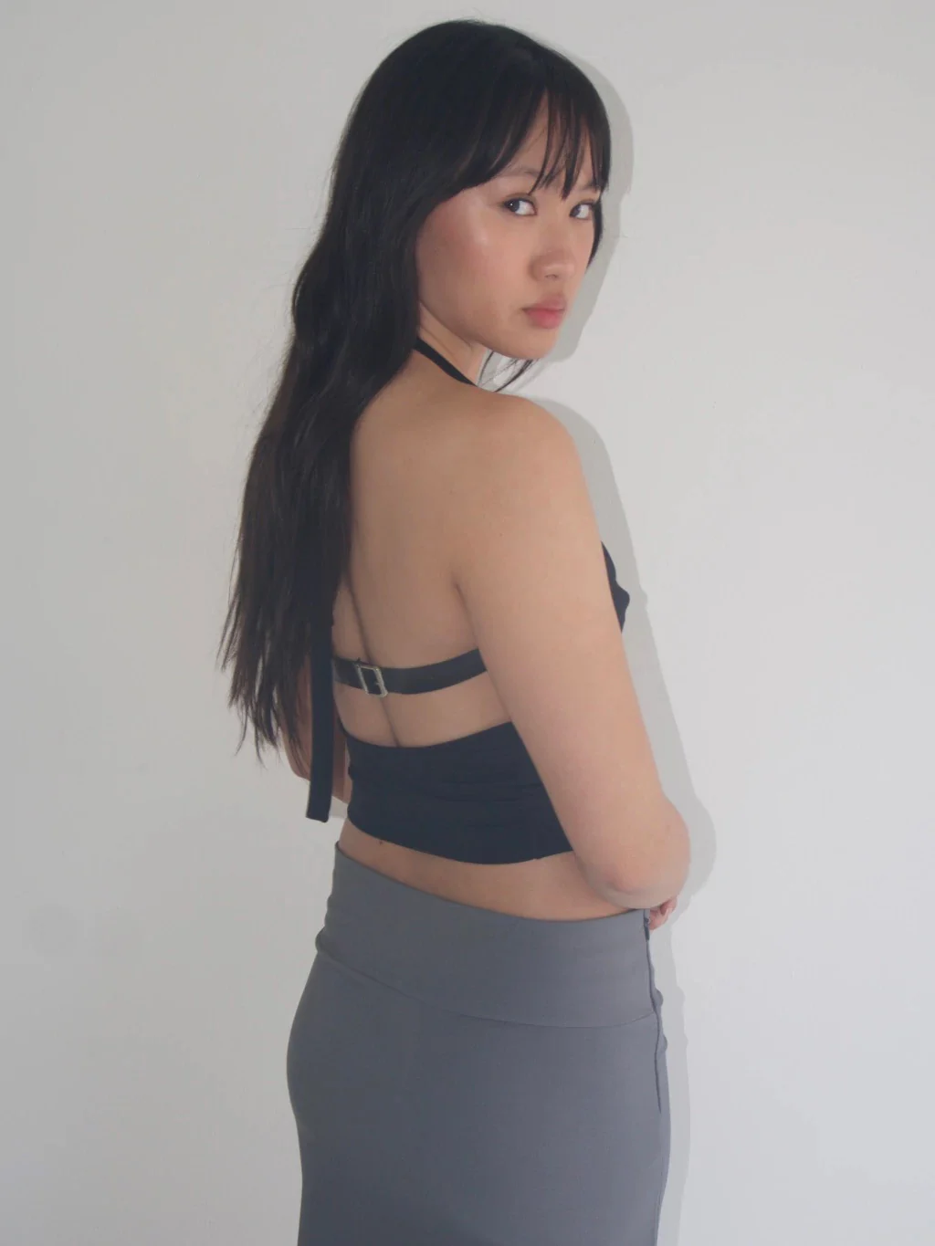 MULTIPLE USES TOP WITH LEATHER BELT - Image 8