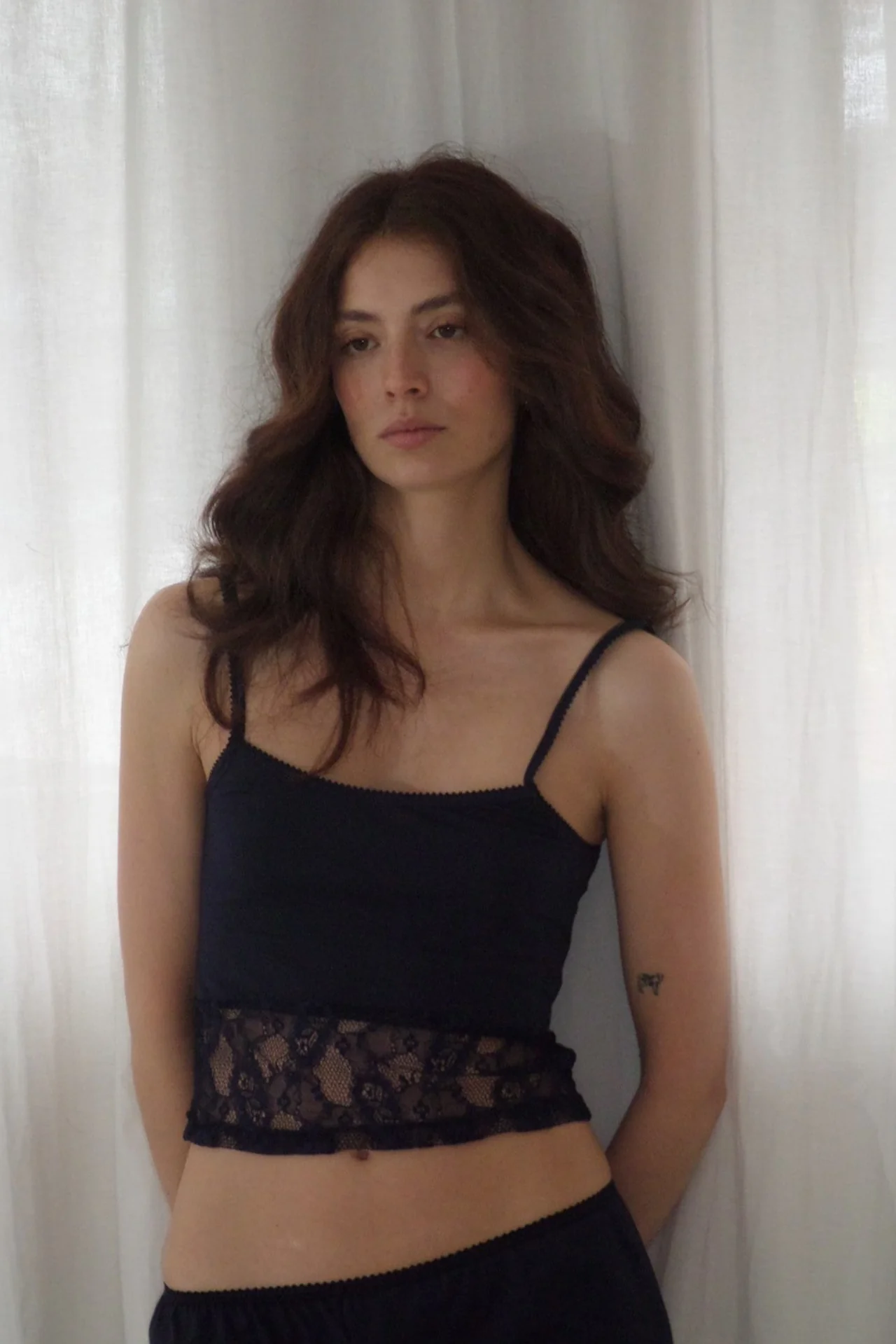 Nina Cotton & Lace Tank Top - Image 8