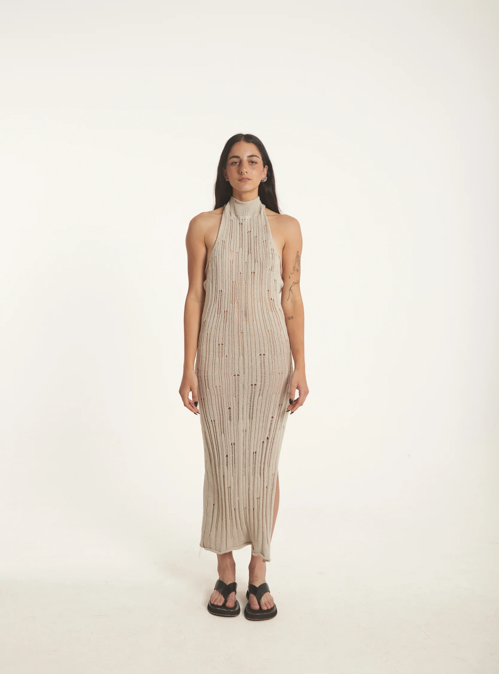 Nipo Long Knit Dress - Image 4