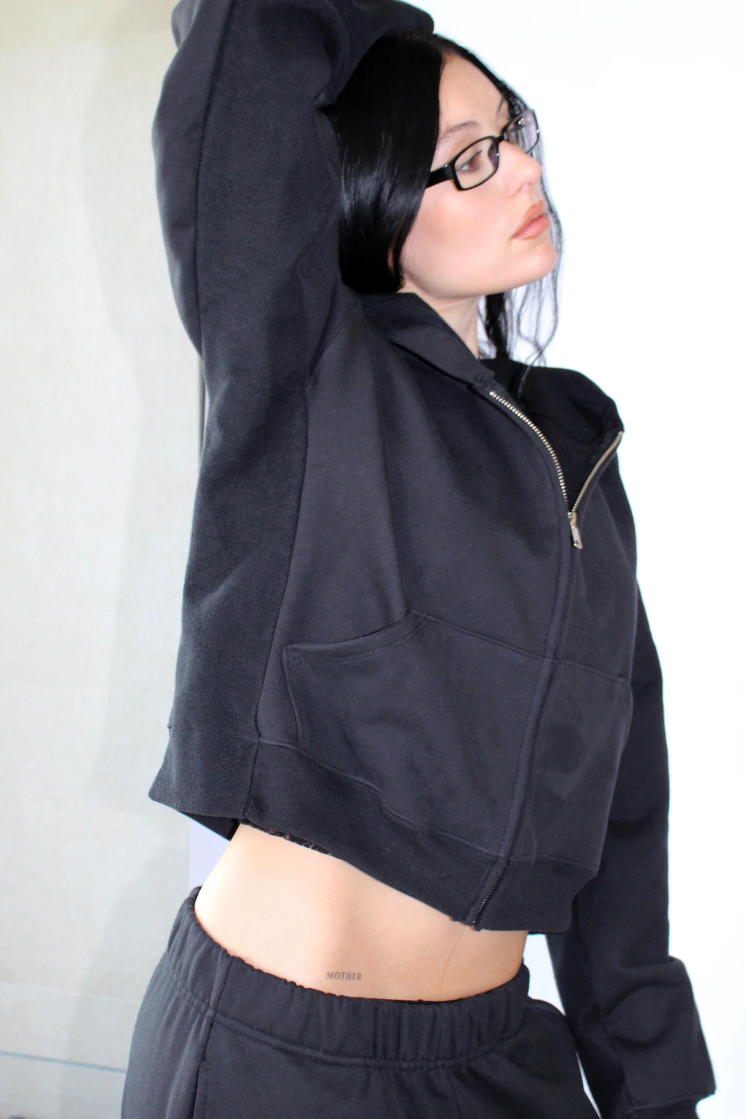 Orion Zip Up Hoodie in Midnight - Image 4