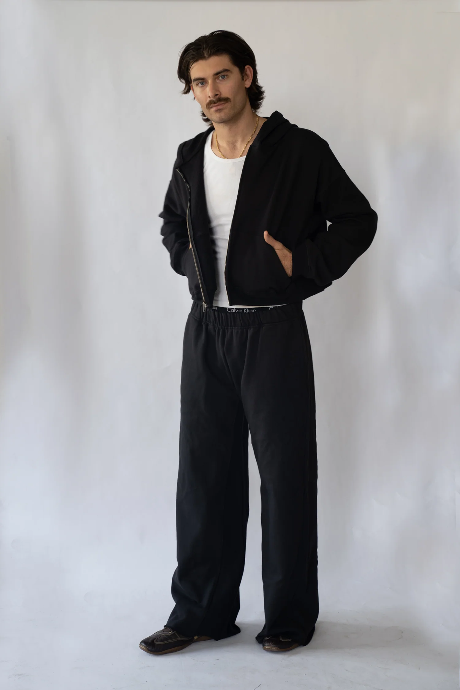 Orion Zip Up Hoodie in Midnight - Image 6