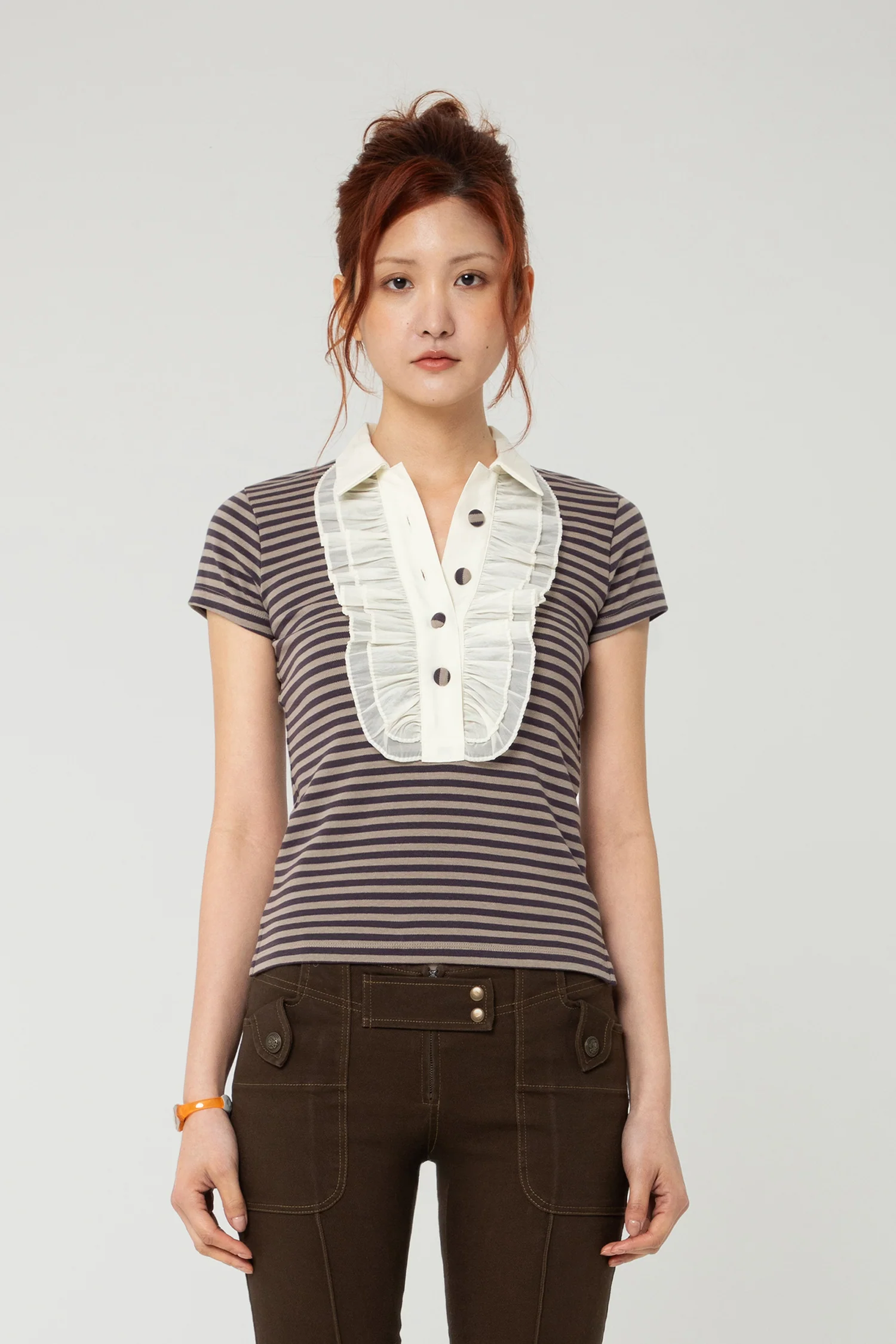 PENNY POLO HEATHER