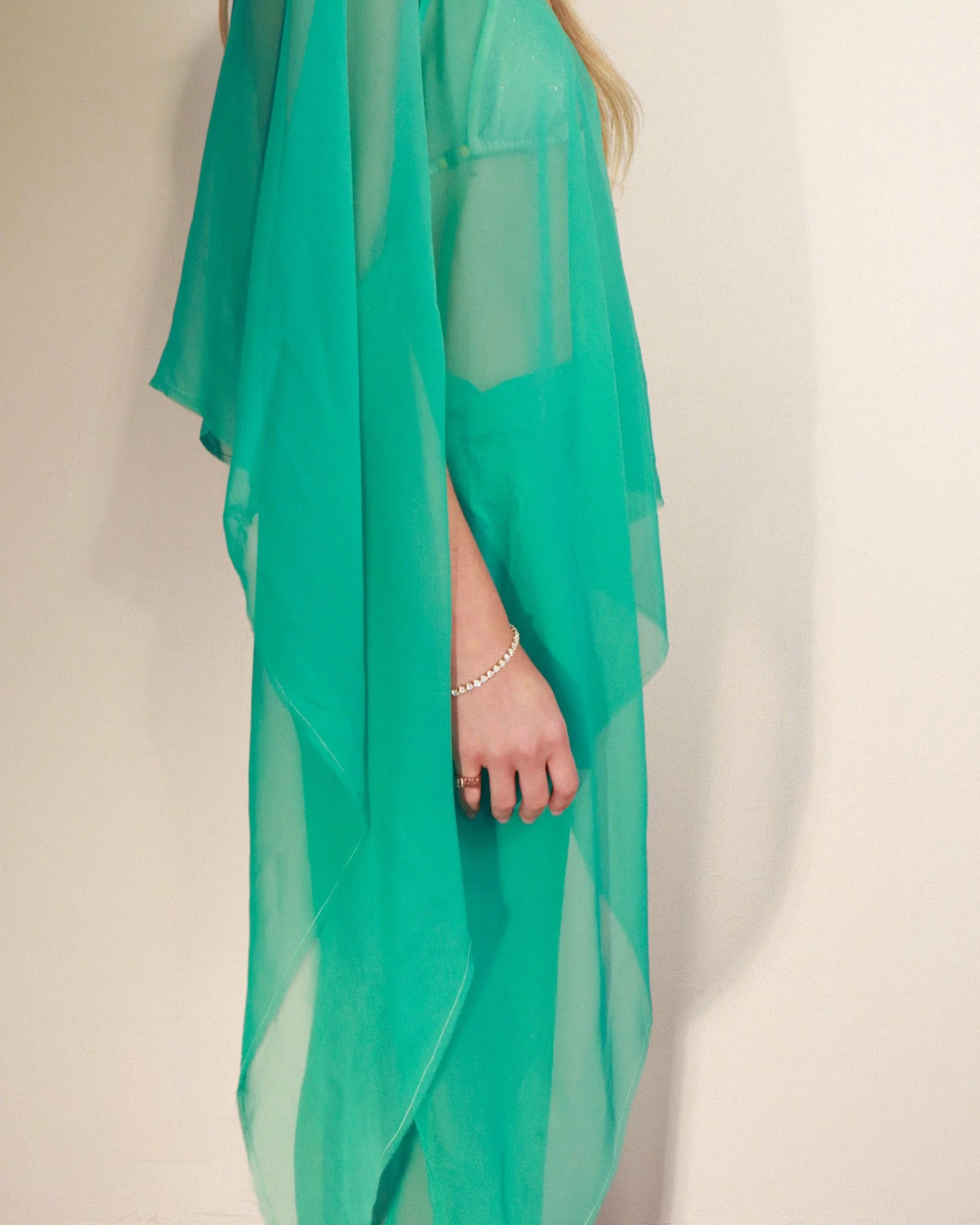 Hadley Poncho in Lagoon - Image 5