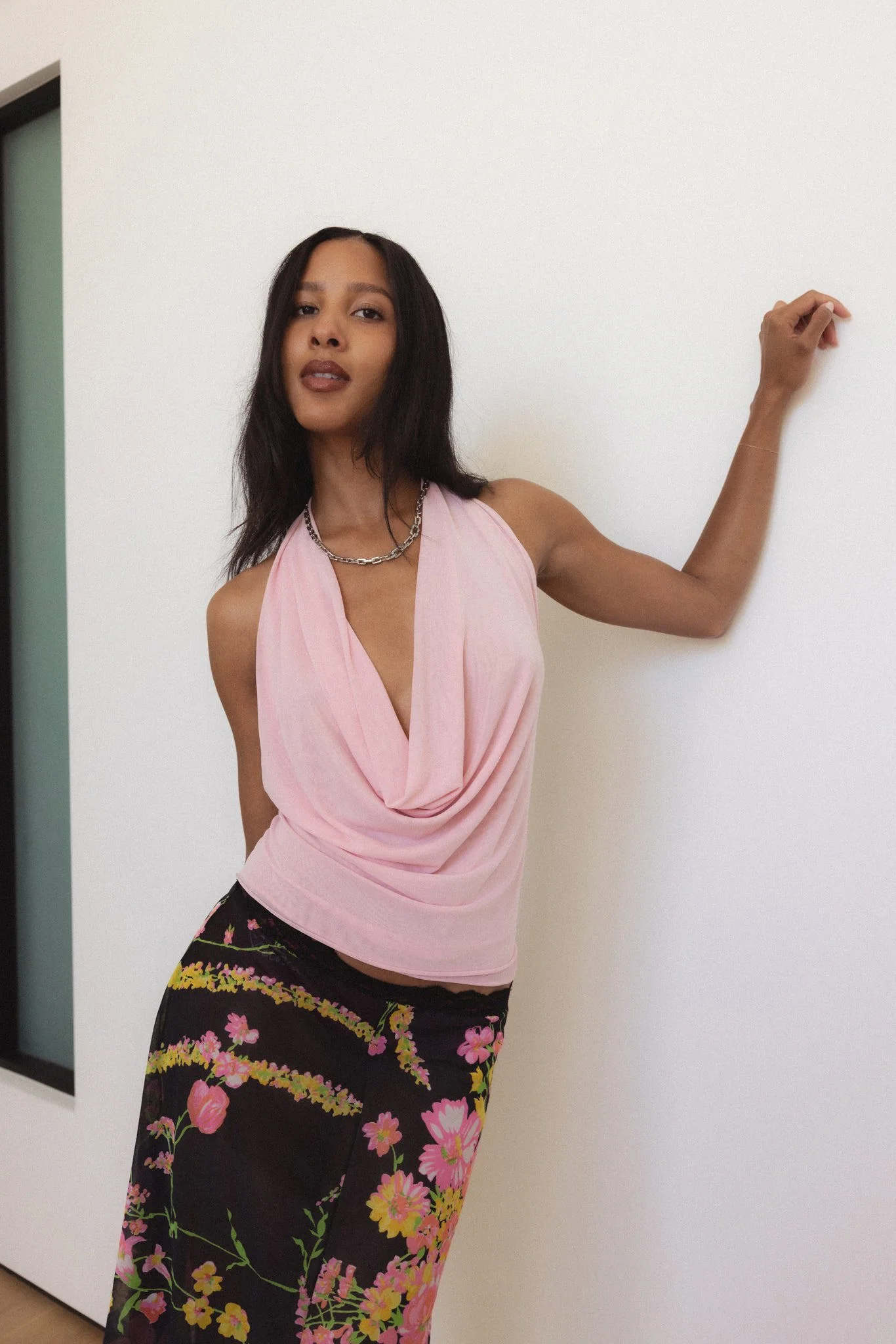 Psyche Top in Pink Mesh - Image 4
