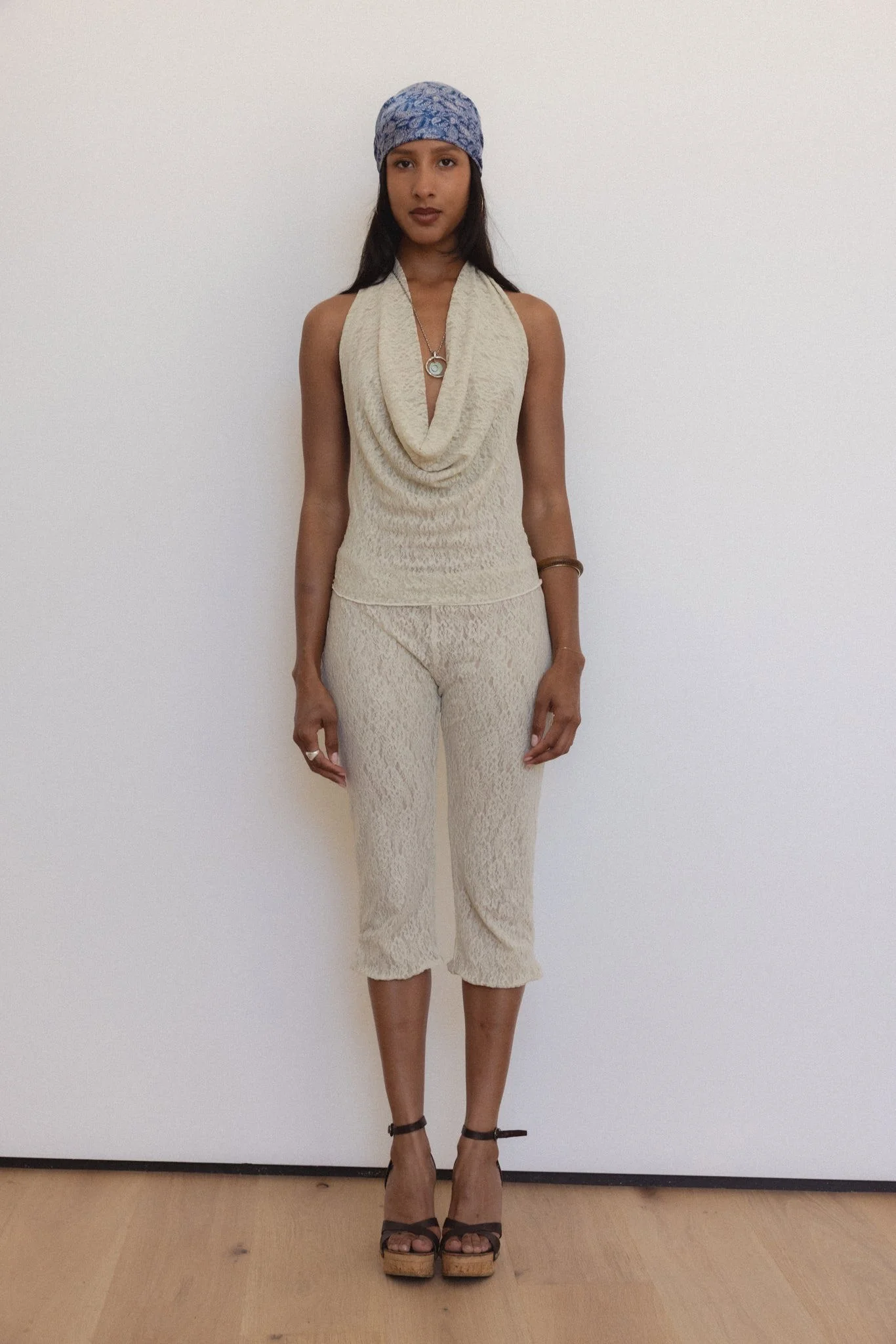 Psyche Top in Sandstone Lace - Image 2