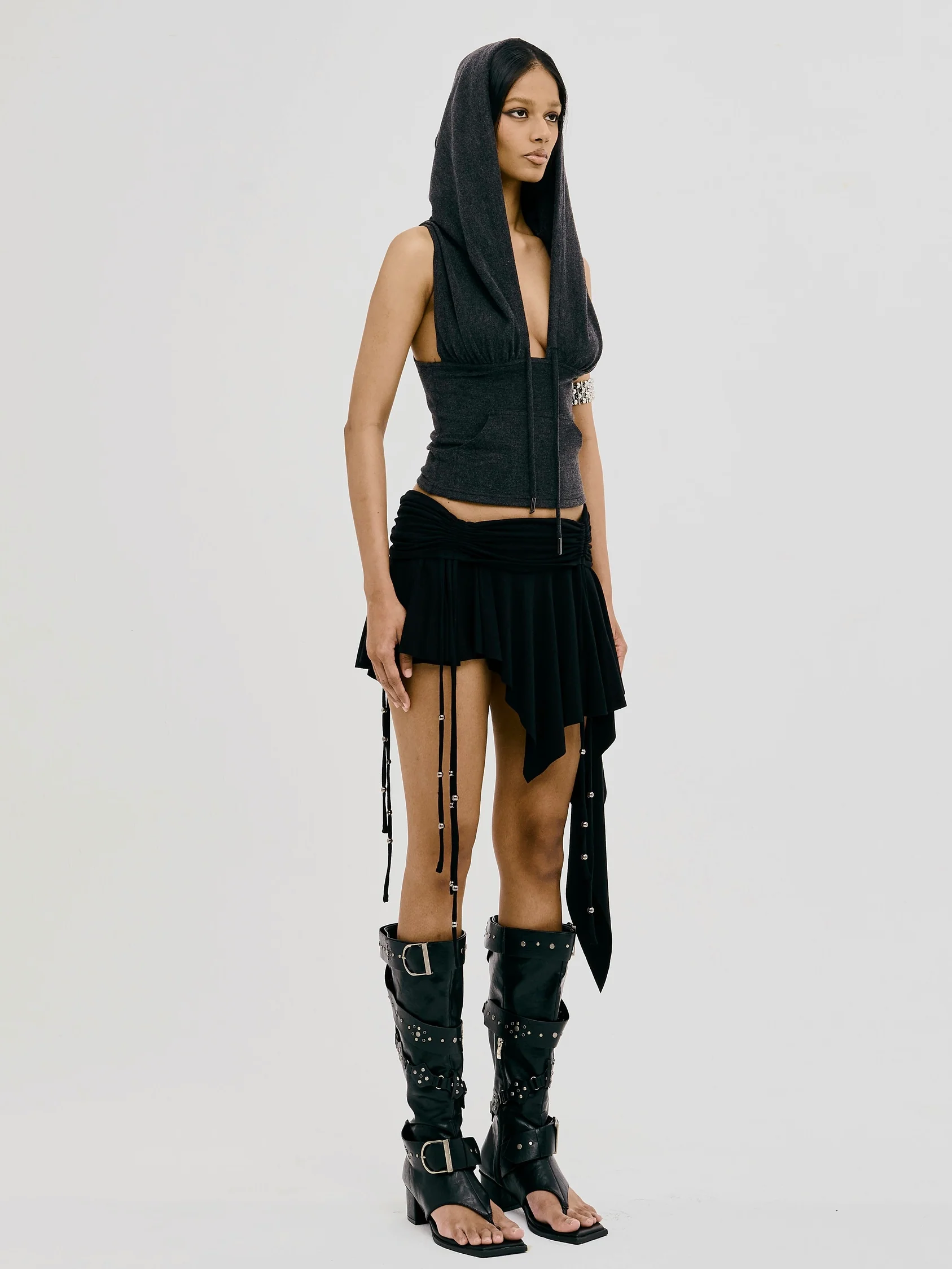 REVERENT SKORT BLACK - Image 2