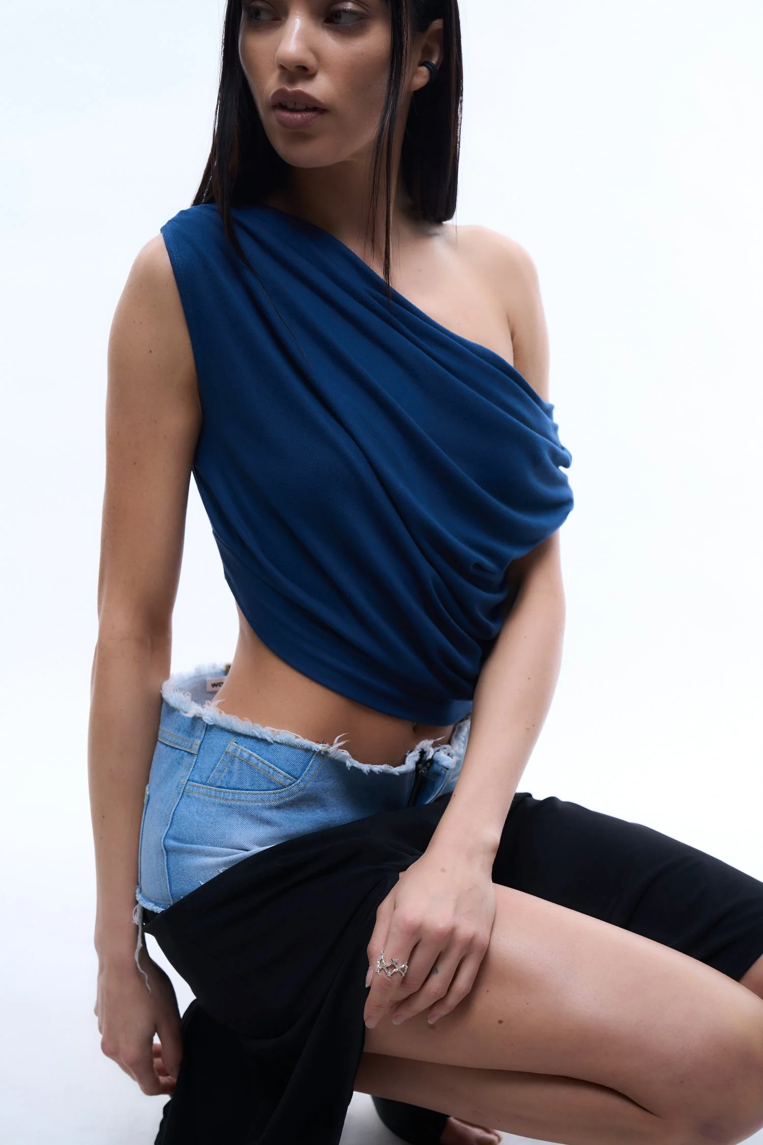 RIPPLE TOP IN BLUE - Image 3