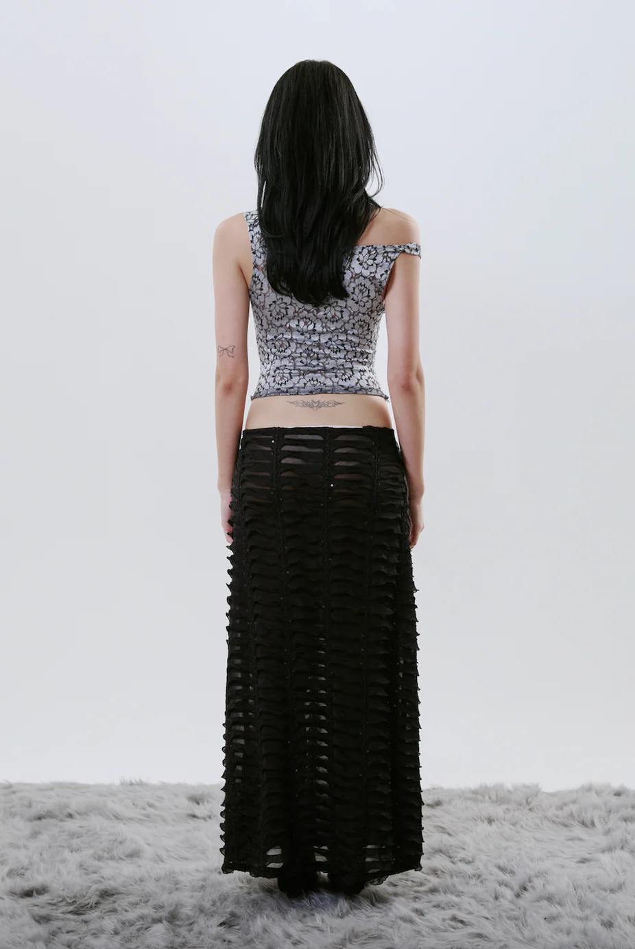 Silver Moonflower Lace Top - Image 3