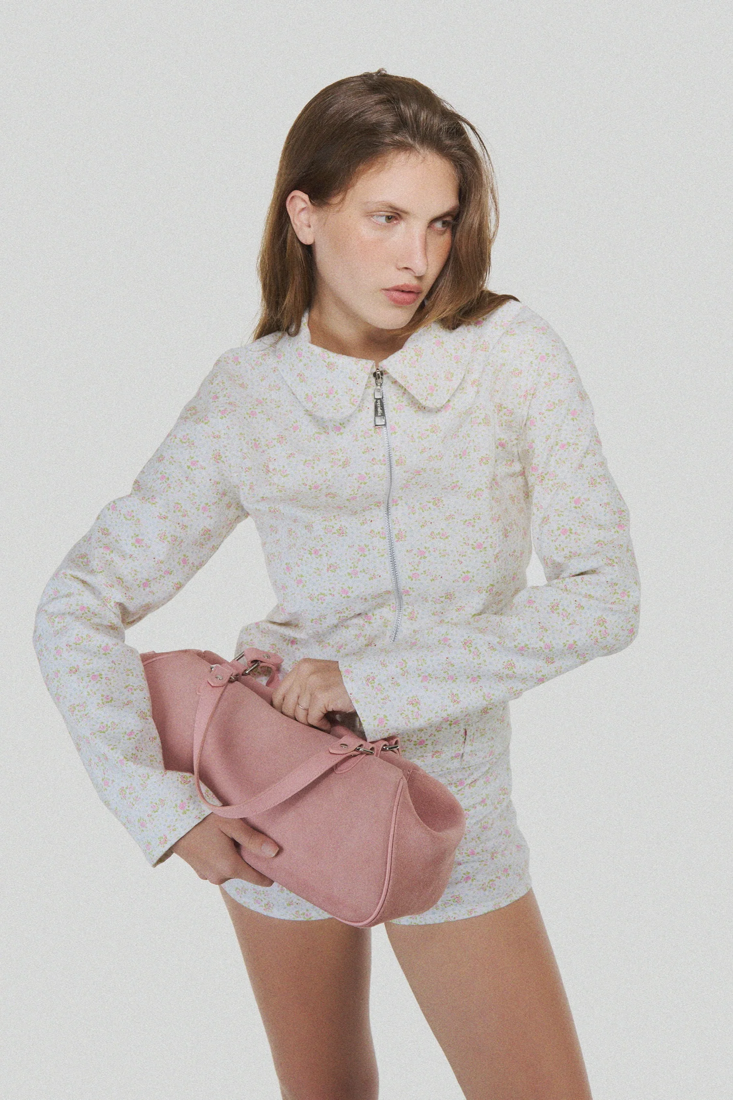 Suede pink Berlinesa bag - Image 4