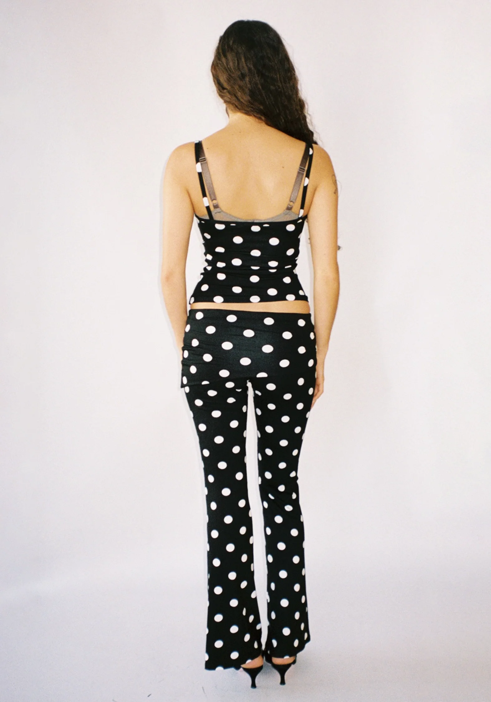 Thalia Pants in Black Polka Dot - Image 3