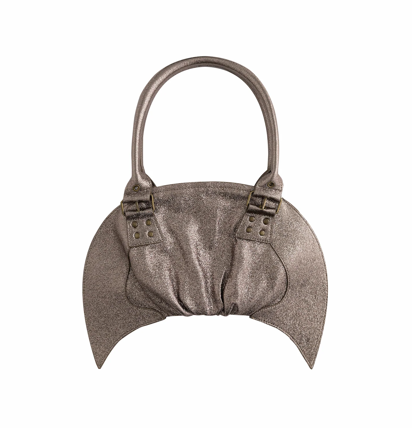 The Croissant Bag Metallic Bronze