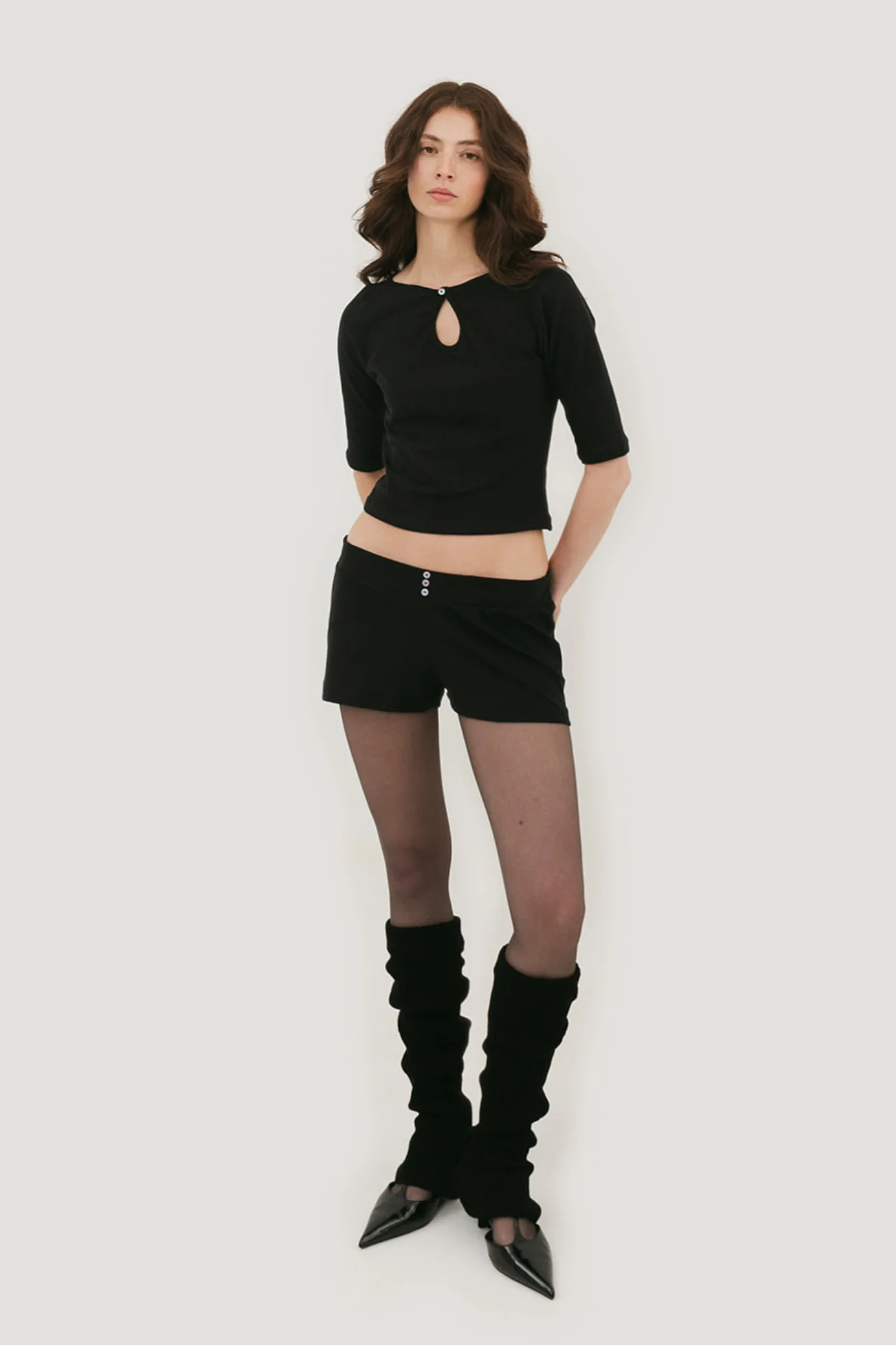 Vivienne Keyhole 3/4 Sleeve Top - Image 7